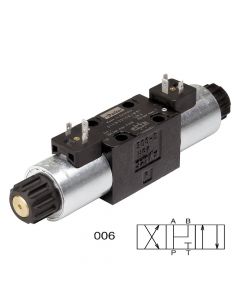 Distribuitor Hidraulic 4/3 DN6 P la A&B - T închis 345 bar seria D1VW006 Parker