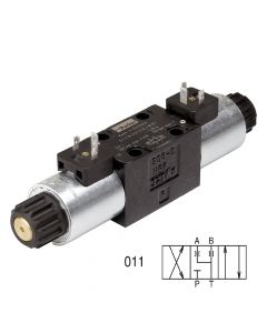 Distribuitor Hidraulic 4/3 DN6 A&B la T droselizat - P închis 345 bar seria D1VW011 Parker