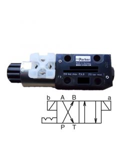 Distribuitor Hidraulic 4/2 DN6 345 bar - 2 bobine seria D1VW020 Parker