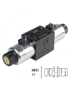 Distribuitor Hidraulic 4/3 DN10 A&B la T Droselizat - P închis 345 bar seria D3W082 Parker