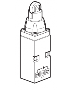 Switch Pneumatic Ø3 mm Actionare Rola-Plunger Otel seria PXC-K Parker