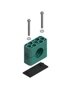 Brida Polipropilena Teava Ø4 mm - Ø54 mm Serie Usoara RAP 