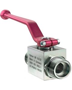 Robinet Hidraulic Otel cu Bila pe Teava seria KH Parker