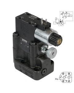 Supapa de Presiune Pilotata DN10 105/210/350 bar Actionare Electrica seria R6V03 Parker